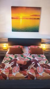 Letto o letti in una camera di "Le champs" des oiseaux
