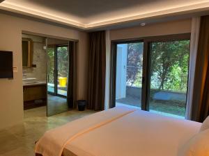 Postel nebo postele na pokoji v ubytování Life Butiq Otel