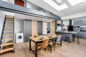 Køkken eller tekøkken på 50m de la plage - Jolie Maison pour 8