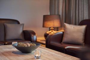 Istumisnurk majutusasutuses Le Leman Hotel