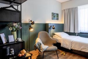 Ліжко або ліжка в номері City Hotel Biel Bienne Free Parking
