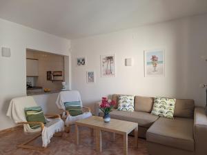 Χώρος καθιστικού στο Casa Lisora