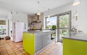 Kuchyň nebo kuchyňský kout v ubytování 3 Bedroom Awesome Home In Grenaa