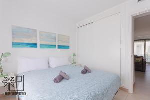 Posteľ alebo postele v izbe v ubytovaní Coral Sun Corralejo iRent Fuerteventura