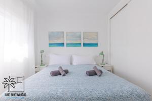 Posteľ alebo postele v izbe v ubytovaní Coral Sun Corralejo iRent Fuerteventura