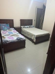 Katil atau katil-katil dalam bilik di Luxury Sea-view Apartment Alexandria