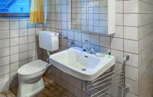 Koupelna v ubytování Alpenferienhaus