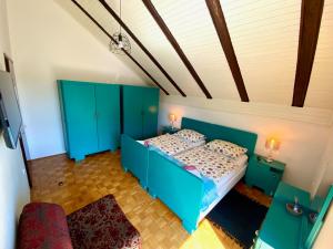 Postel nebo postele na pokoji v ubytování Villa Colapis
