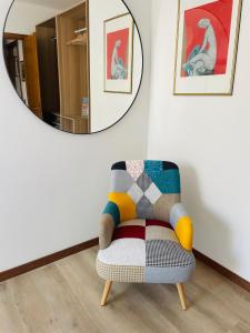 Posezení v ubytování Accogliente appartamento in centro