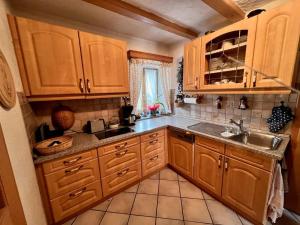 Kuchyň nebo kuchyňský kout v ubytování Ferienwohnung