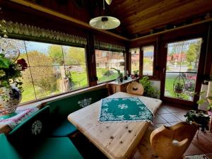 Posezení v ubytování Ferienwohnung