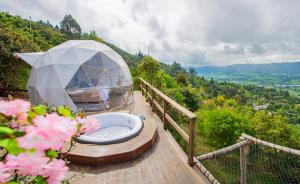 Příroda nedaleko luxury tent