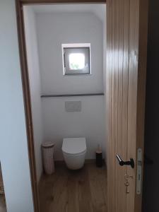 Koupelna v ubytování La chambre des daines