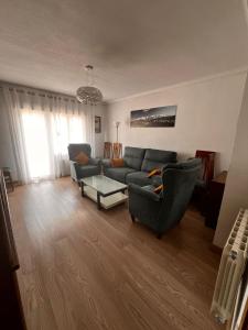 Posezení v ubytování Vivienda Mirasierra