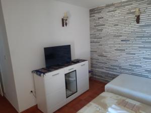 TV a/nebo společenská místnost v ubytování Apartments Polic + 32 fotografií