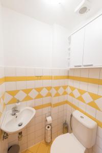 Koupelna v ubytování Apartmán Jonáš u pláže