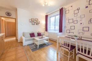 Posezení v ubytování Apartmán Jonáš u pláže