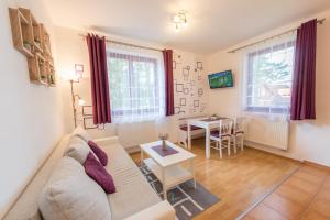 Posezení v ubytování Apartmán Jonáš u pláže