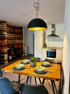 Η κουζίνα ή μικρή κουζίνα στο Idyllische Auszeit in der Pfalz