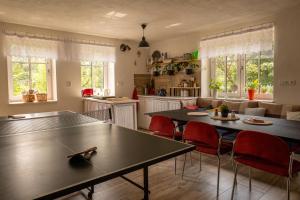Stolní tenis v ubytování Ping pong Cottage in heart of Liptov nebo okolí