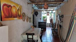 TV a/nebo společenská místnost v ubytování Hostal ROLLED