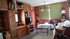 TV a/nebo společenská místnost v ubytování La Posta de Flor Ugarte Tandil