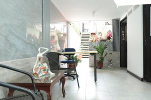 Ruang duduk di El Hogar de Ami