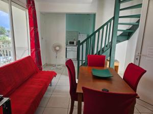 Posezení v ubytování PACIFIQUE duplex vue mer