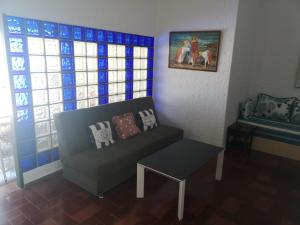 Predel za sedenje v nastanitvi House with exceptional view of the Mediterranean