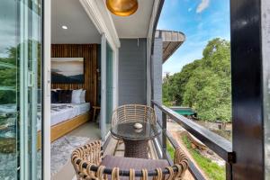 Balkón nebo terasa v ubytování Happy House Samui 4 Bedrooms