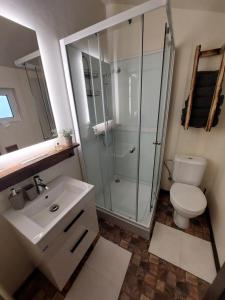 Koupelna v ubytování U Gazdu + 25 fotografií