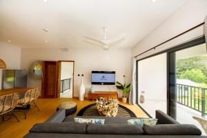 TV o dispositivi per l'intrattenimento presso Anse Boudin Chalets