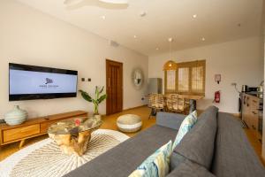 TV o dispositivi per l'intrattenimento presso Anse Boudin Chalets