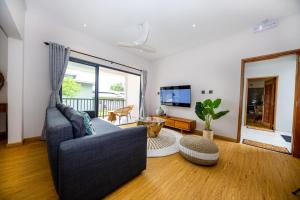 TV o dispositivi per l'intrattenimento presso Anse Boudin Chalets