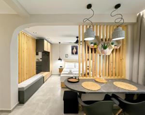 Posezení v ubytování PanFan Οne