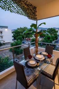 Balkón nebo terasa v ubytování Anna Suites