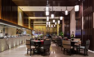 Restaurace v ubytování Wanda Realm Hotel Wuhu