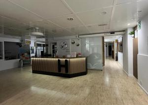 TV a/nebo společenská místnost v ubytování Hotel Alaska