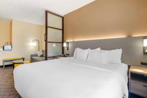 Postel nebo postele na pokoji v ubytování Comfort Suites McKinney-Allen