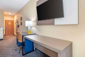 TV a/nebo společenská místnost v ubytování Comfort Suites McKinney-Allen