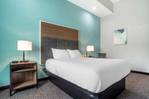 Rúm í herbergi á Comfort Inn Miramar Beach-Destin