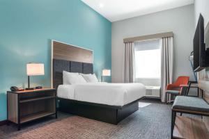 a hotel room with a bed and a window at Comfort Inn Miramar Beach-Destin in Destin