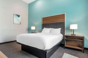 Rúm í herbergi á Comfort Inn Miramar Beach-Destin