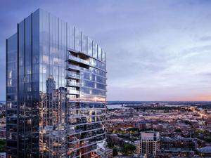 Nespecifikovaný výhled na destinaci Boston nebo výhled na město při pohledu z hotelu