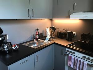 Dapur atau dapur kecil di Ferienwohnung Calluna