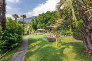 Zahrada ubytování Parkhotel Brenscino Brissago