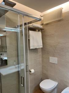 Koupelna v ubytování Hotel Pineta