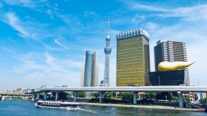 Splošen razgled na mesto Tokio oz. razgled na mesto, ki ga ponuja hostel