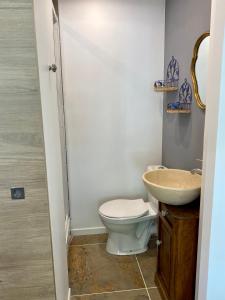 Koupelna v ubytování Chambre Le citronnier