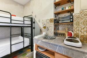 Köök või kööginurk majutusasutuses Le Studio 46